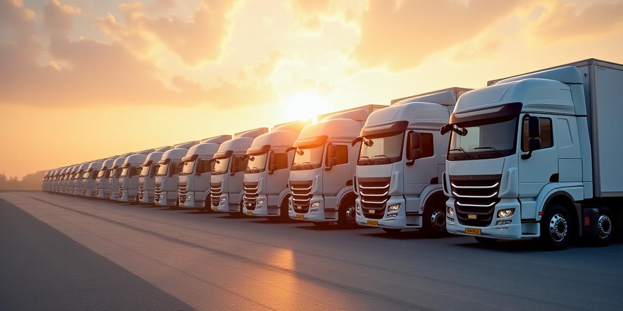 Logistics fleet in dynamic operation